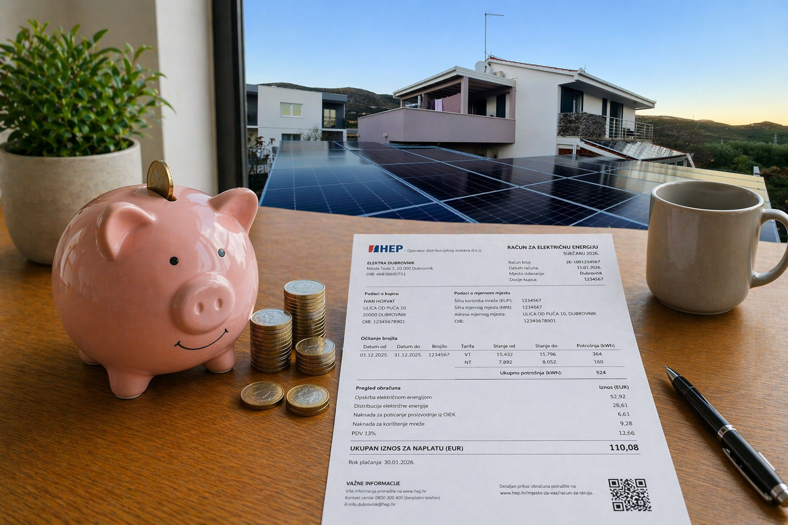 Koliko možete uštedjeti sa solarnom elektranom u 2026.? (stvarna računica)