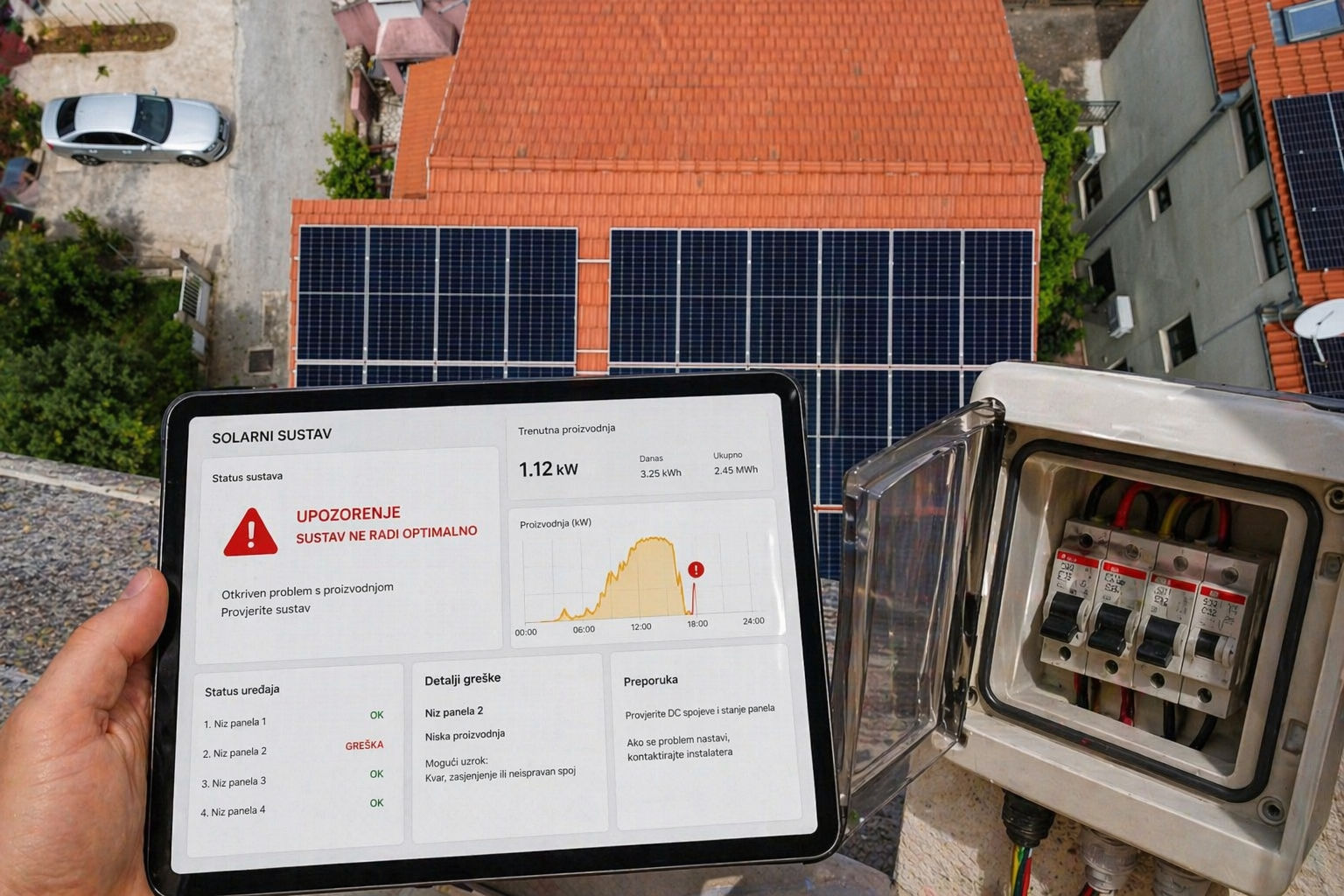 Kako prepoznati da solarna elektrana ne radi optimalno