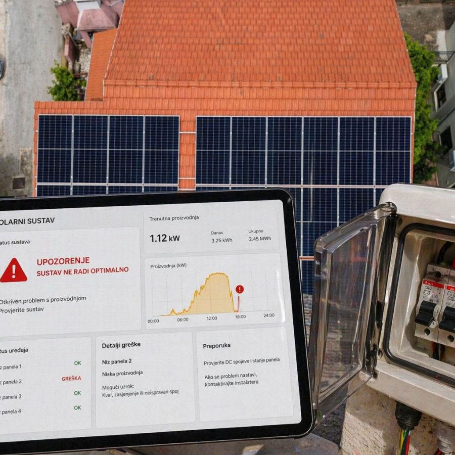 Kako prepoznati da solarna elektrana ne radi optimalno